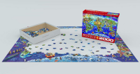 2000 Teile Puzzle Verrückte Welt Wimmelbild