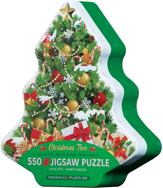 Puzzle Geschenkdose Christmas Tree