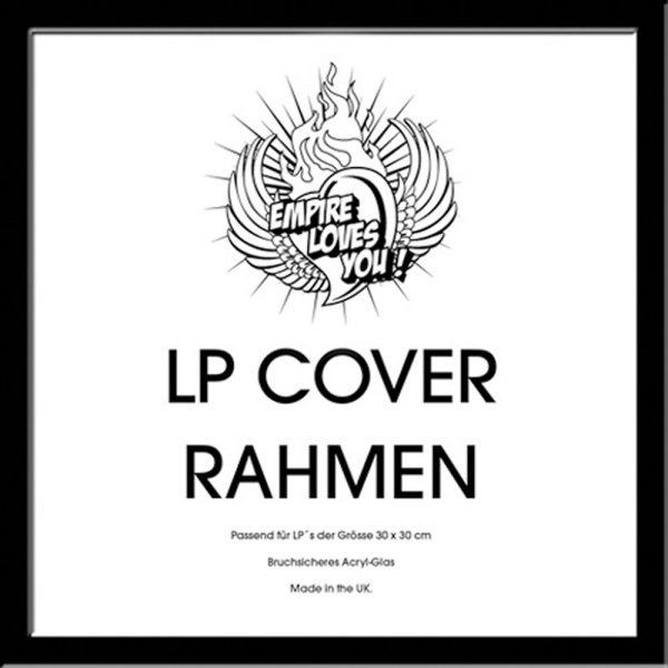 LP Plattencover Rahmen - Wechselrahmen - schwarz - innen 31,5x31,5 cm