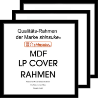 LP Plattencover Rahmen - Wechselrahmen - 3er-Set MDF...