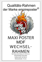 Rahmen Maxi 61x91,5 cm - Wechselrahmen - Profil: 30mm MDF...