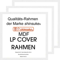 LP Plattencover Rahmen - Wechselrahmen - 3er-Set MDF...