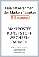 Rahmen Maxi 61x91,5 cm - Wechselrahmen - 15mm Kunststoff...