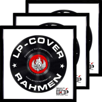 LP Plattencover Rahmen - Wechselrahmen - 3er-Set...