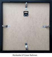 LP Plattencover Rahmen - Wechselrahmen - 15mm Kunststoff silber