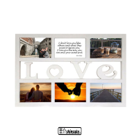 Collage Bilderrahmen Love - Wechselrahmen - Kunststoff...