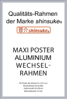 ALU Rahmen 61x91,5 cm  - Wechselrahmen - Aluminium silber