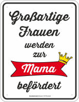 Großartige Frauen - Fun-Schilder - Blechschild