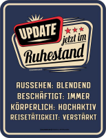 Ruhestand - Fun-Schilder - Update