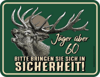 Jäger - Fun-Schilder - Jäger über 60