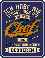 Chef - Fun-Schilder - Der Beste