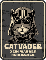 Katze - Fun-Schilder - Catvader