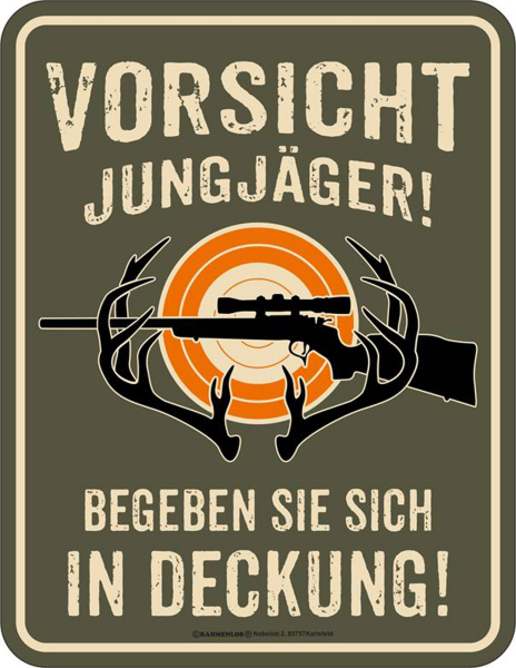 Jäger - Fun-Schilder - Jungjäger