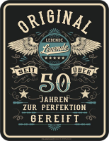 50 Jahre - Fun-Schilder - Legende