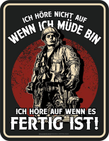 Handwerker - Fun-Schilder - fertig ist