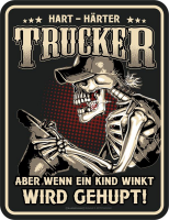 Trucker - Fun-Schilder - hupen