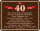 40 Jahre - Fun-Schilder - Bemerkungen