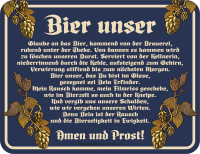 Bier - Fun-Schilder - Bier unser