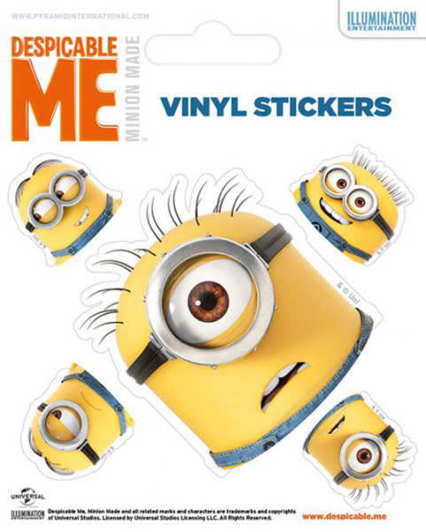 Despicable Me - Sticker-Sets - Minions Heads