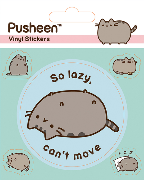 Pusheen - Sticker-Sets - Lazy