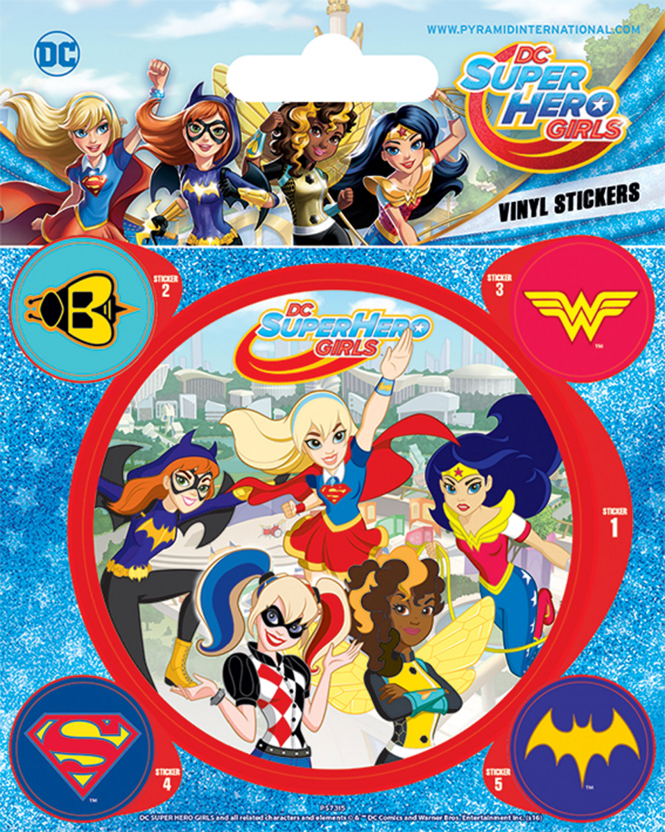 DC Comic - Sticker-Sets - Super Hero Girls - Unite, 7,79