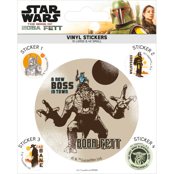 Star Wars - Sticker-Sets - Book of Boba Fett - Airbrush