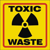 Symbols - Sticker - Toxic Waste Version 2