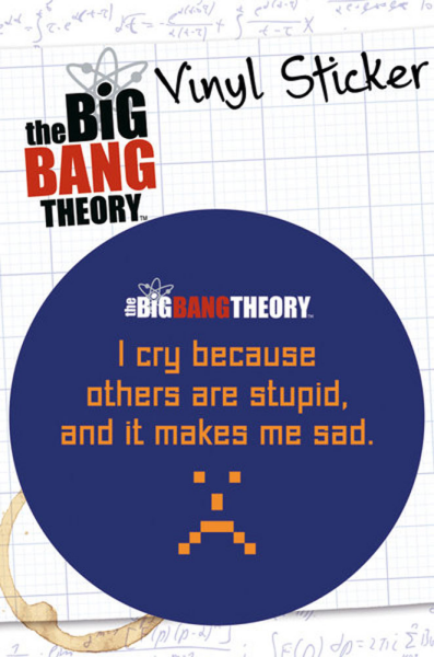 Big Bang Theory - Sticker - Stupid