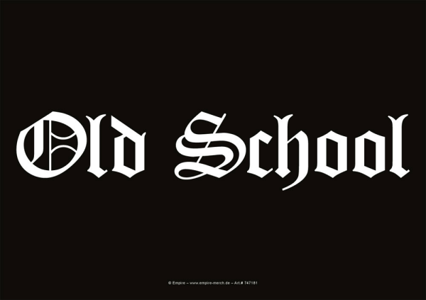 Old School - Sticker - Sticker