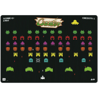 Space Invaders - Schreibtischunterlage - Gamer