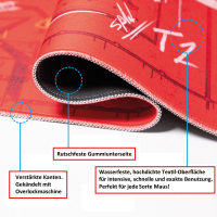 Haus des Geldes - Schreibtischunterlage - Gaming Mousepad