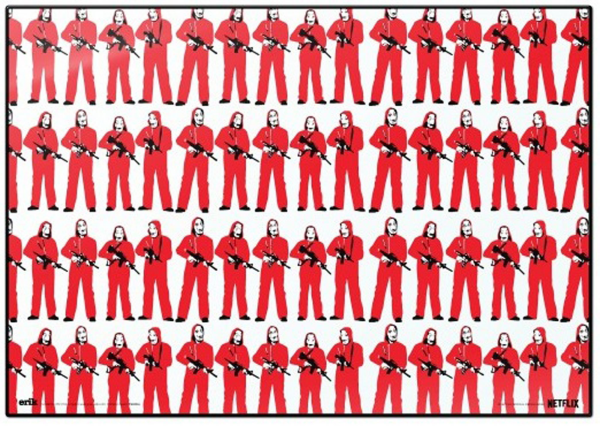 Haus des Geldes - Schreibtischunterlage - La Casa de Papel Figuren