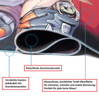 Star Wars The Mandalorian - Schreibtischunterlage - Gaming Mousepad