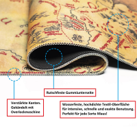 Herr der Ringe - Schreibtischunterlage - Gaming Mousepad