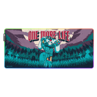 one more Life - Schreibtischunterlage - Gaming Mousepad LED