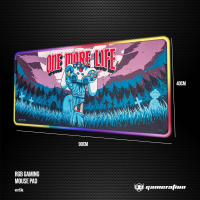 one more Life - Schreibtischunterlage - Gaming Mousepad LED