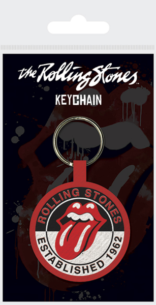 gewebter Keyring - Keyring TexMet - Rolling Stones - Est. 1962