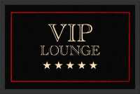 Fußmatte - VIP Lounge (schwarz)