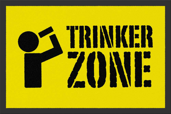 Fußmatte - Trinker Zone