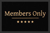 Fußmatte - Members Only