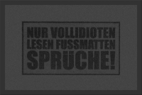Fußmatte - Vollidioten