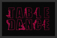 Fußmatte - Table Dance Letters