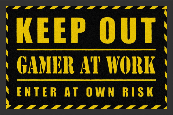 Fußmatte - Gamer At Work