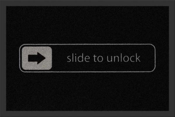 Fußmatte - Slide to unlock