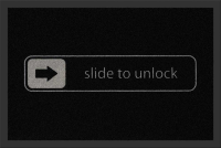 Fußmatte - Slide to unlock