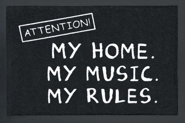 Fußmatte - Attention! My Home