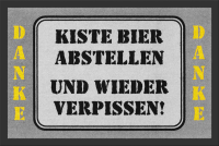 Fußmatte - Kiste Bier abstellen
