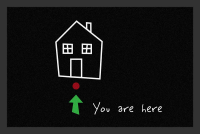 Fußmatte - You are here