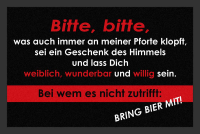 Fußmatte - Weiblich, wunderbar, willig