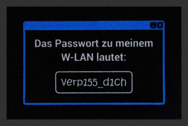 Fußmatte - Türmatten - W-Lan Passwort
